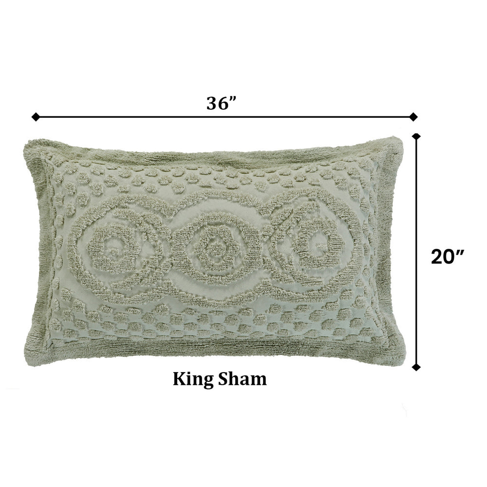 
                      
                        Heirloom 100% Cotton Chenille Bedspread & Shams, Medallion Design, Lightweight Luxury Coverlet
                      
                    