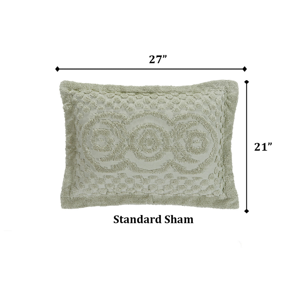 
                      
                        Heirloom 100% Cotton Chenille Bedspread & Shams, Medallion Design, Lightweight Luxury Coverlet
                      
                    