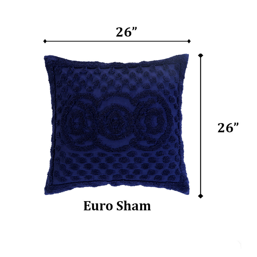 
                      
                        Heirloom 100% Cotton Chenille Bedspread & Shams, Medallion Design, Lightweight Luxury Coverlet
                      
                    