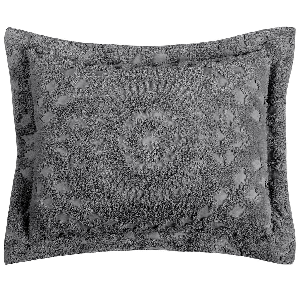 
                      
                        Rio 100% Cotton Chenille Bedspread & Shams, Tufted Floral Design, Soft & Breathable Luxury All-Season Bedding
                      
                    