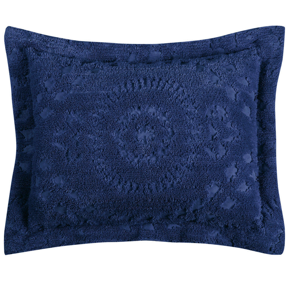 
                      
                        Rio 100% Cotton Chenille Bedspread & Shams, Tufted Floral Design, Soft & Breathable Luxury All-Season Bedding
                      
                    