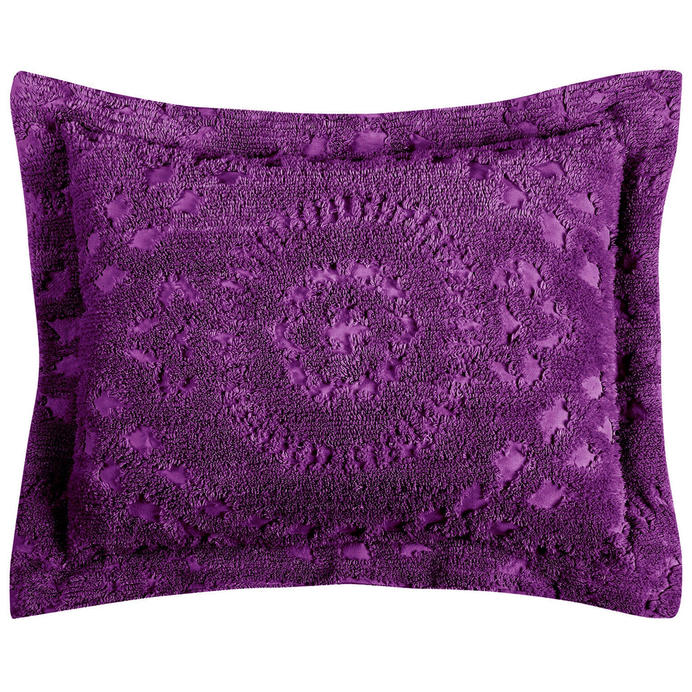 
                      
                        Rio 100% Cotton Chenille Bedspread & Shams, Tufted Floral Design, Soft & Breathable Luxury All-Season Bedding
                      
                    
