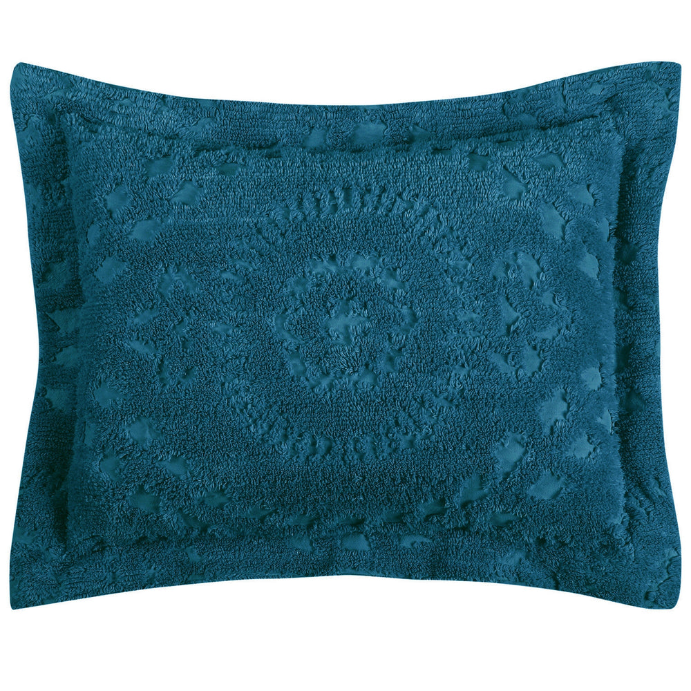 
                      
                        Rio 100% Cotton Chenille Bedspread & Shams, Tufted Floral Design, Soft & Breathable Luxury All-Season Bedding
                      
                    