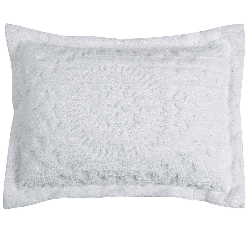 
                      
                        Rio 100% Cotton Chenille Bedspread & Shams, Tufted Floral Design, Soft & Breathable Luxury All-Season Bedding
                      
                    