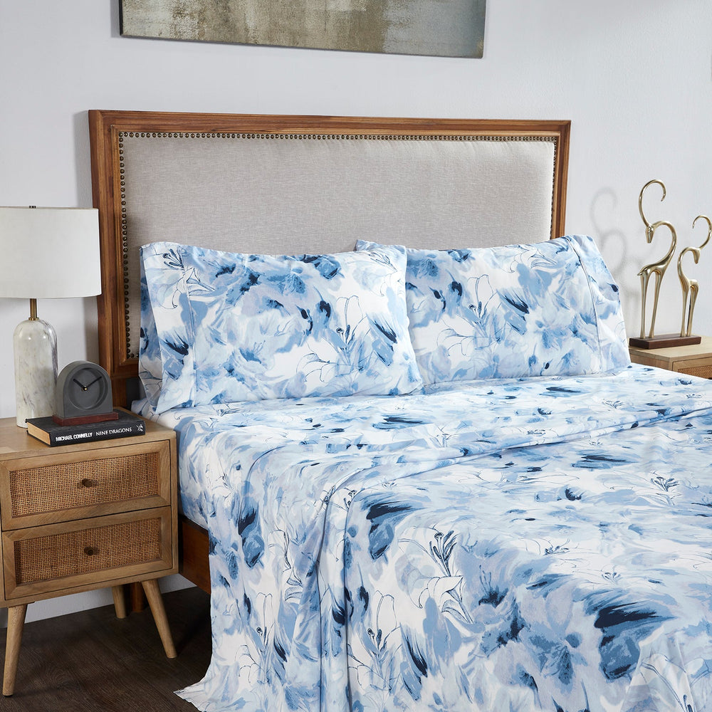 
                      
                        Rosalia Floral Pattern 100% Polyester Bedsheet Set for home decor
                      
                    