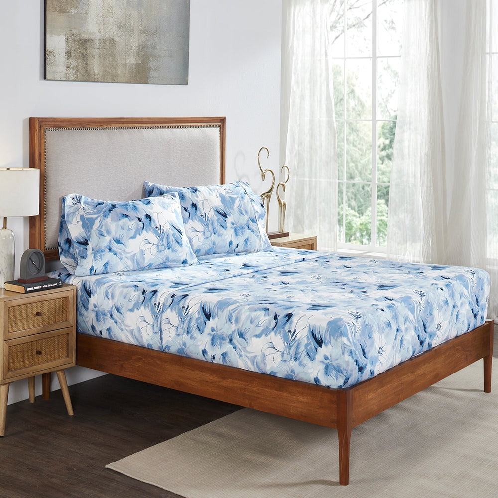 Rosalia Floral Pattern 100% Polyester Bedsheet Set for home decor