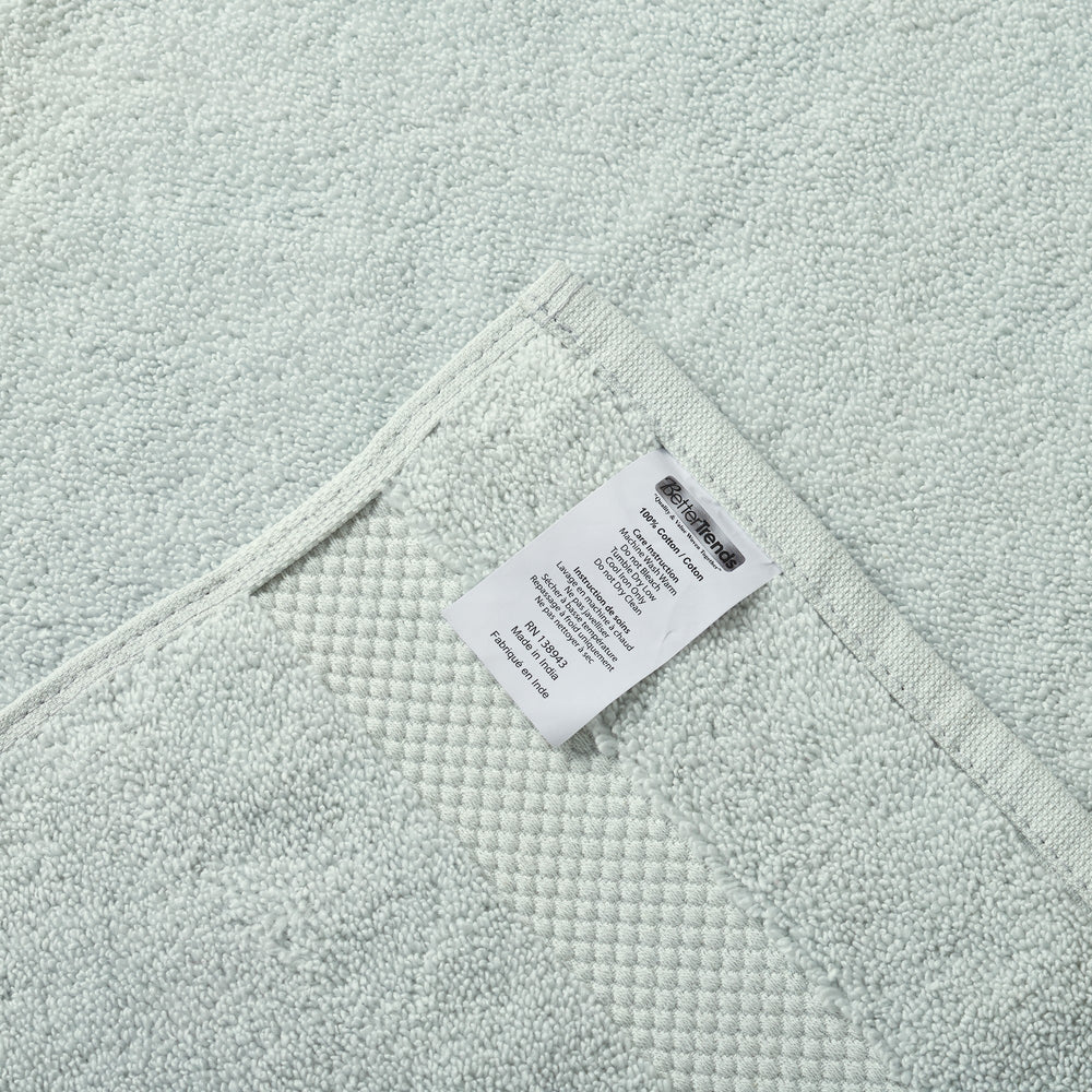 
                      
                        Splash Ultra-Soft Zero Twist 100% Ring Spun Cotton Mix Towel Set - Reversible, 550 GSM, Breathable, Lightweight, Absorbent Towels for Bathroom
                      
                    