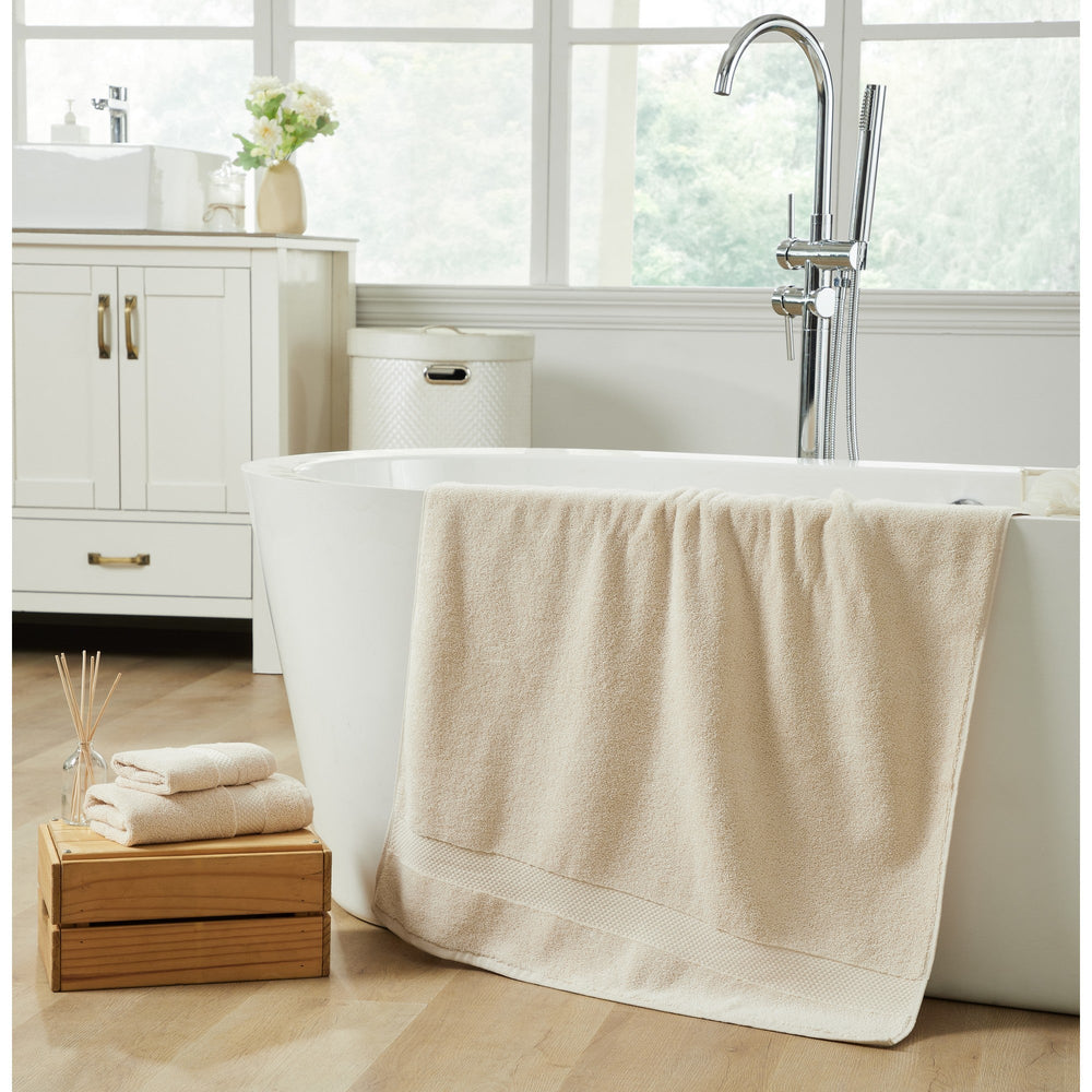 
                      
                        Splash Ultra-Soft Zero Twist 100% Ring Spun Cotton Mix Towel Set - Reversible, 550 GSM, Breathable, Lightweight, Absorbent Towels for Bathroom
                      
                    