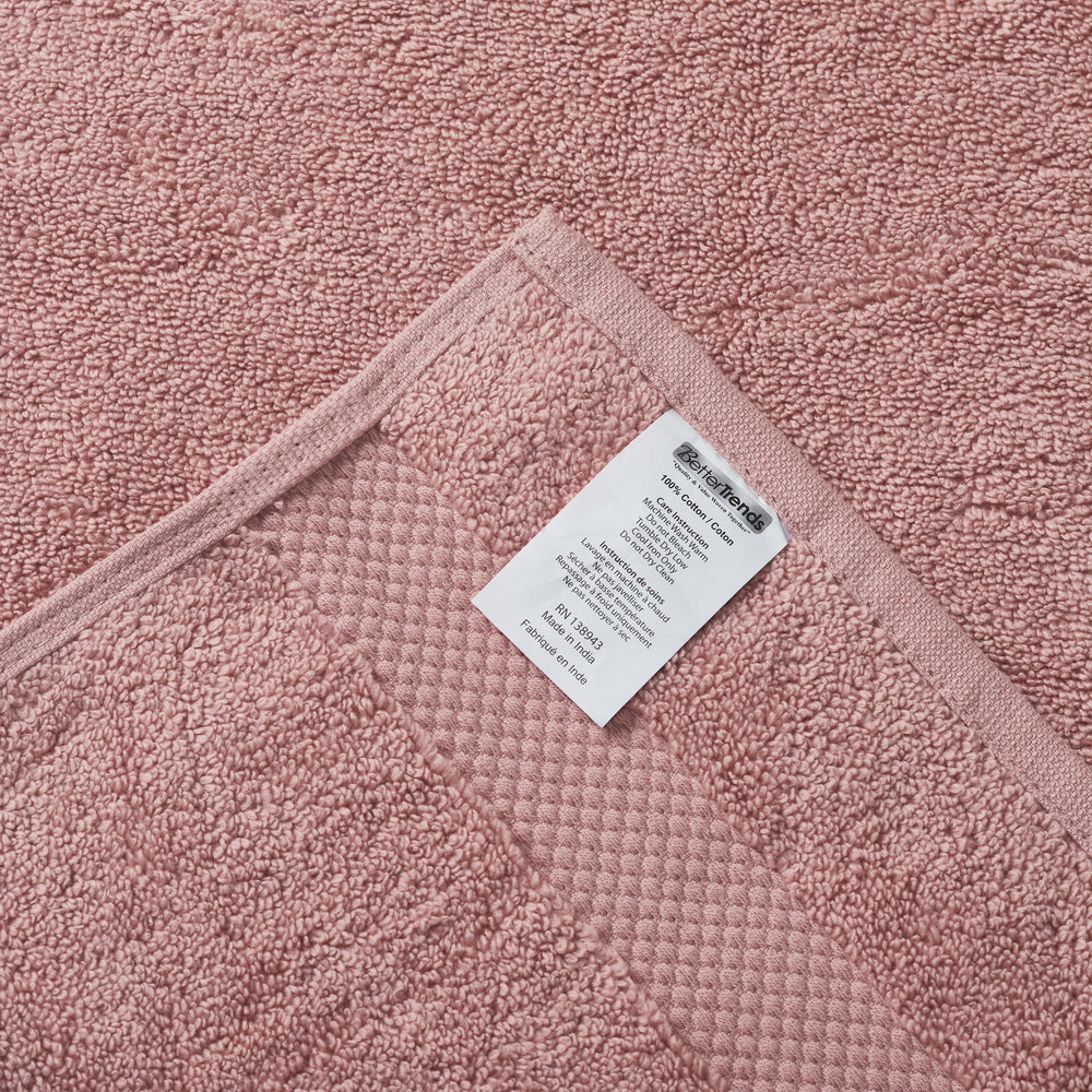 
                      
                        Splash Ultra-Soft Zero Twist 100% Ring Spun Cotton Mix Towel Set - Reversible, 550 GSM, Breathable, Lightweight, Absorbent Towels for Bathroom
                      
                    