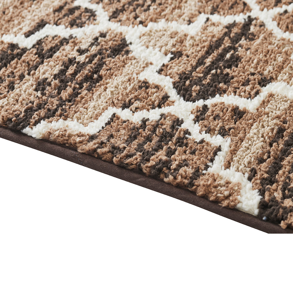 
                      
                        Better Trends Savio Collection 24" x 40" Non Slip Bath Mat & Washable Bathroom Rugs, 100% Polyester Premium Bathroom Floor Mat, Perfect Bath Mats for Bathroom - Brown Bathroom Rugs
                      
                    